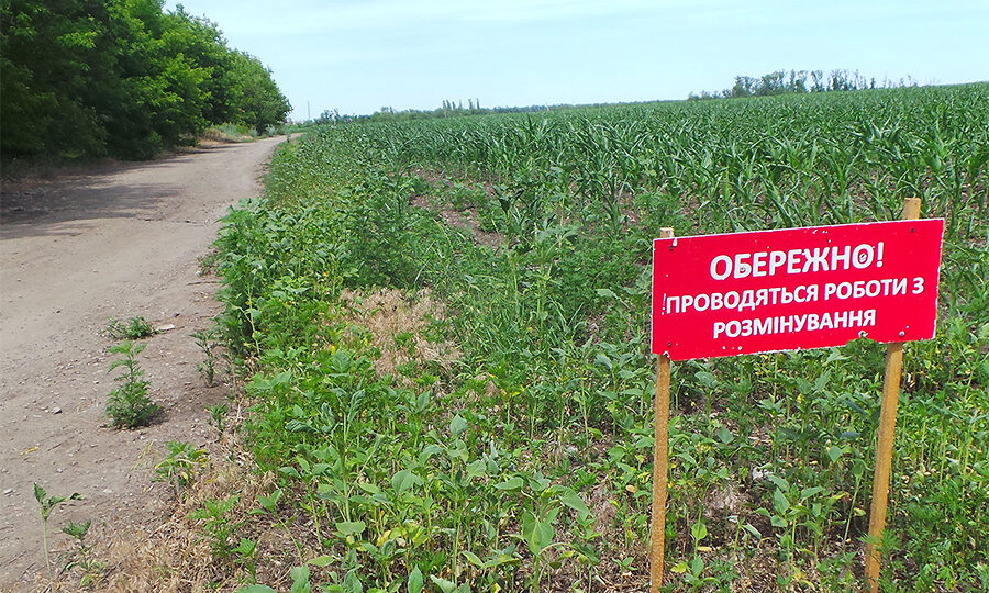 Уряд запустив процедуру компенсації вартості розмінування сг земель, зокрема для фермерів, які це зробили своїм коштом